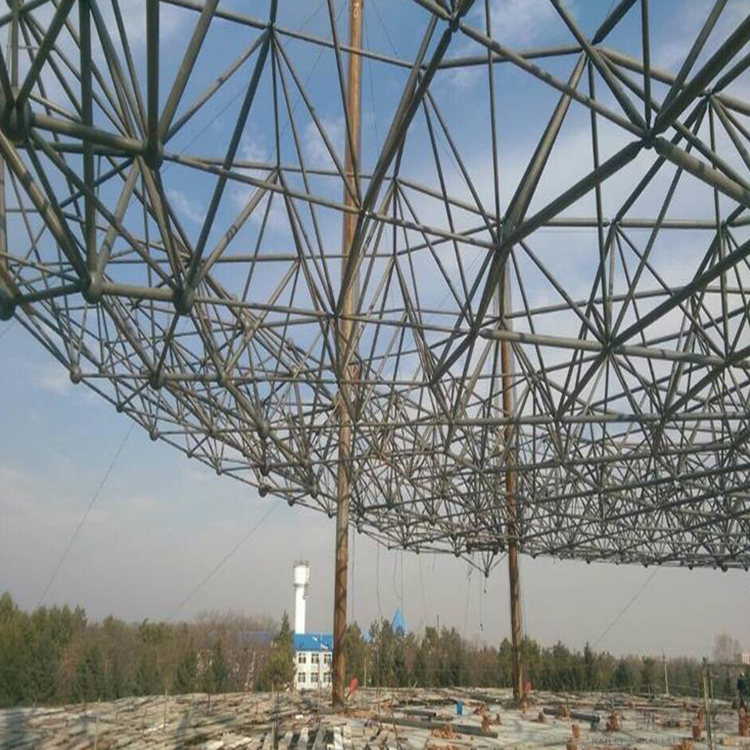 大连球形网架钢结构施工方案